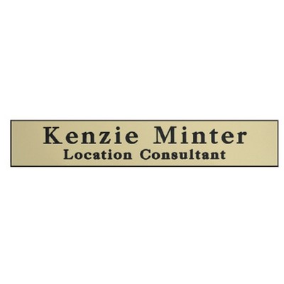 Engraved Plastic Sign - Square, 6" x 6"