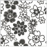 Retro Flowers Tissue Paper