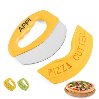 Stainless Steel Pizza Cutter With Blade Cover