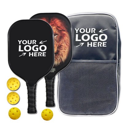 Pickleball Set With 2 Paddles And 4 Balls