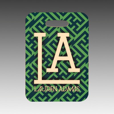 Gloss Unisub FRP Sublimatable 2-Sided Rectangle Bag Tag