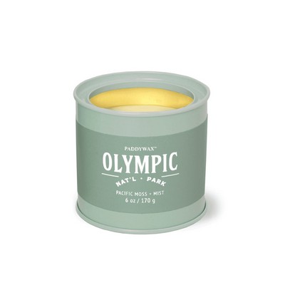 Parks 6 Oz Olympic Mint Glossy Tin - Pacific Moss + Mist