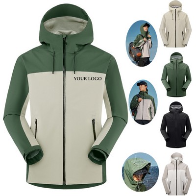 Men's High-performance 3L Hard Shell Waterproof Rain Jacket