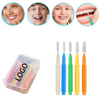 50pcs Interdental Brush with Case