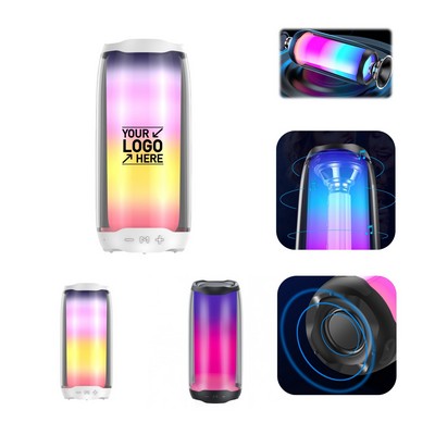 Portable Bluetooth Speaker with LED Light