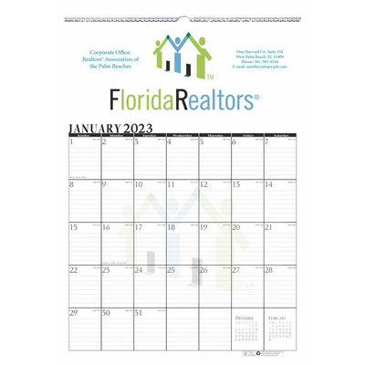 Wall Calendar (12½" x 18")