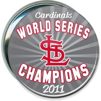 Baseball - Cardinals, World Series Champions 2011, 1 - 3 Inch Round Button
