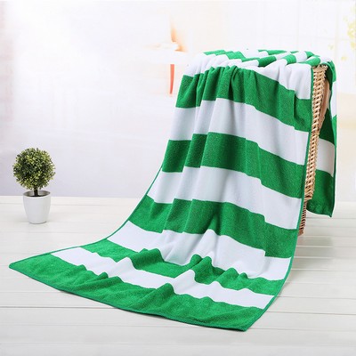 31.5 x 59 inch Personalized Soft Oversize Microfiber Beach Towels Striated Towels