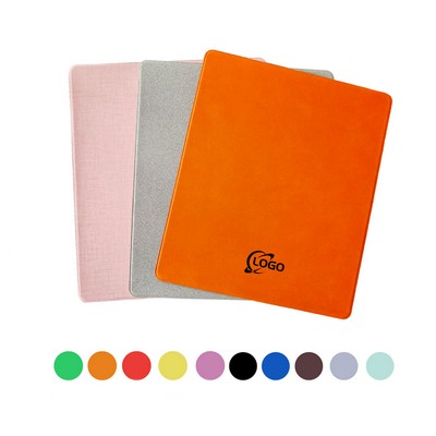 MOQ 100pcs PU Classic Mouse Pad