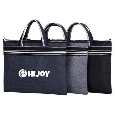 Zipper File Bags With Handle