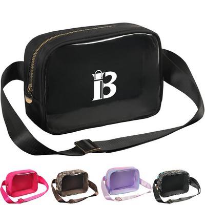 Waterproof PVC Clear Nylon Chest Bag
