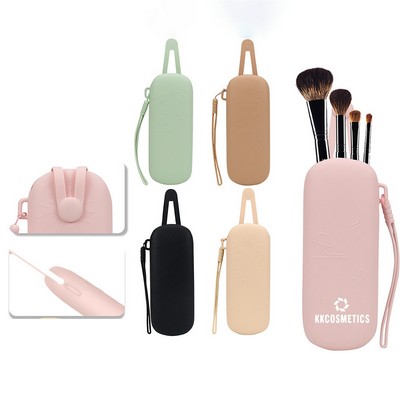 Portable Silicone Makeup Brush Organizer
