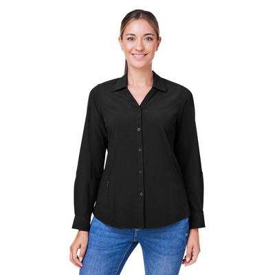 CORE 365 Ladies' Ultra UVP® Long-Sleeve Marina Shirt