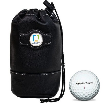 6 Golf Ball Shag Bag w/ Titleist Pro V1 Golf Balls
