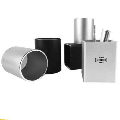 Square Pen Holder Desktop Pencil Cup
