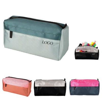 Pencil Pouch Case 9-Pocket Zipper Pouch Storage Organizer