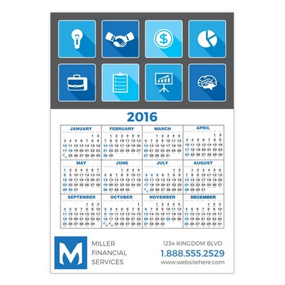 Magnet - 6x8.5 Square Corners - 20 mil.