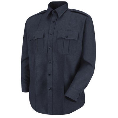 Horace Small - Women's Long Sleeve Zip-Front Sentry Dark Navy Shirt
