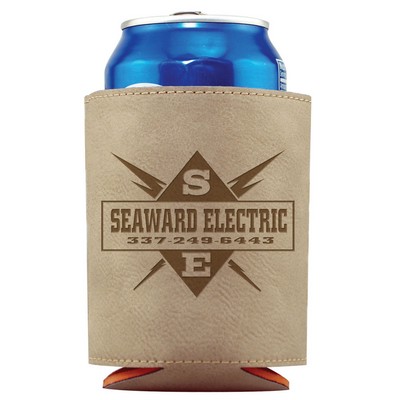 Leatherette Can Cooler