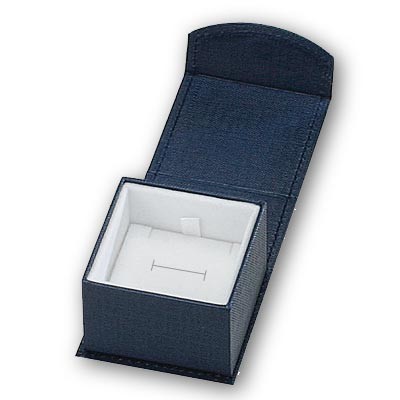 Linen Paper Magnetic Ring Box