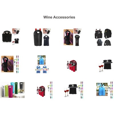 Promotek iBank® Neoprene Wine Bottle Tote Bag
