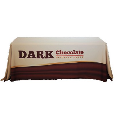 8' Table Cover w/ Open Back in Full Color Overall