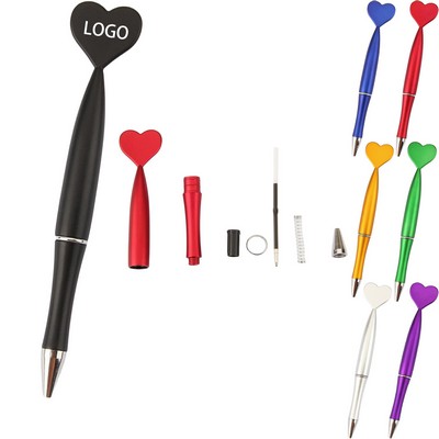 High-Quality Heart-Shaped Ballpoint Pen
