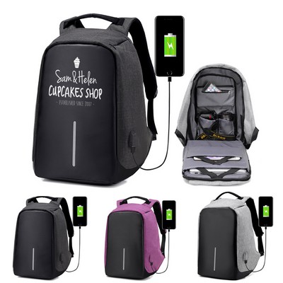 Laptop Backpack w/ USB Charging Port