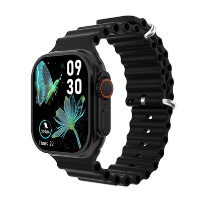 Supersonic Sxw Pro 2" Touchscreen Bt Smartwatch W/ Heart Rate Monitor Black