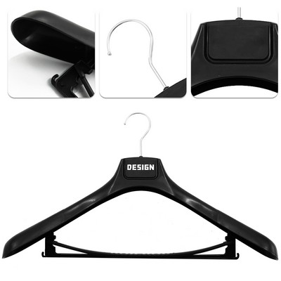 Non-Slip Plastic Hangers for Suits and Coats