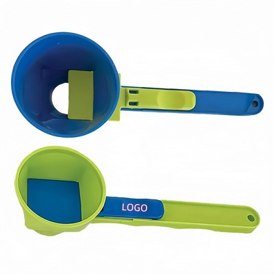 Creative No Spill Measuring Spoon Funnel Preparation Of Protein Powder Workout