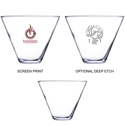 13.5 Oz. Stemless Martini Glass (Screen Printed)
