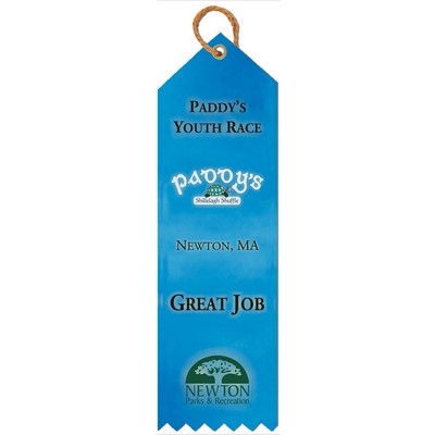 Custom Printed Point Top Multicolor Ribbon (1 5/8"x6")