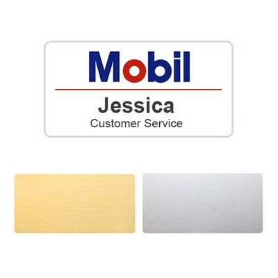 Digitally Printed Name Badge - 1.5"x3"