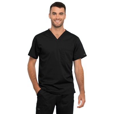 Cherokee - Workwear Revolution - Unisex 1 Pocket Tuckable V-Neck Top