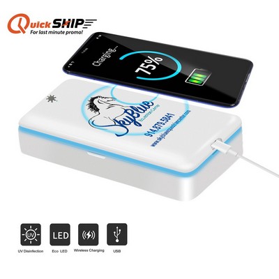 Aurora UV Sanitizer with Qi Wireless Charger