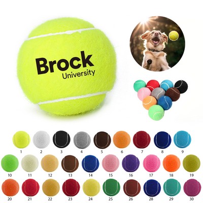 2.5"D Pet Toy Fido's Dog Fetching Tennis Ball