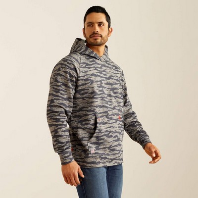 Ariat® FR Men's Charcoal Gray Camp Smoke Durastretch™ Hoodie