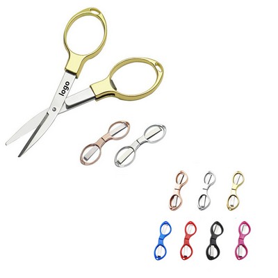 Safety Portable Travel Trip Folding Scissors
