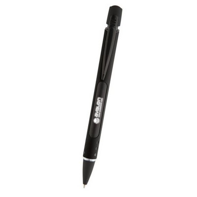 Illuminated Logo Satin Soft-Touch Click Metal Pen