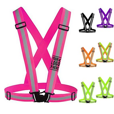 High Visibility Adjustable Safety Vest