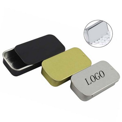 Slide-Top Tinplate Box Tins