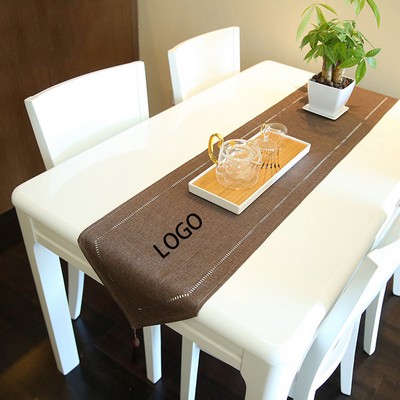 Homes Table Runner W/ Fringe
