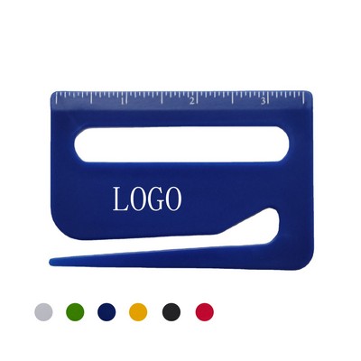 3 In 1 Envelope Opener Letter Slitter Magnifying Glass Ruler Multi-functional Tool