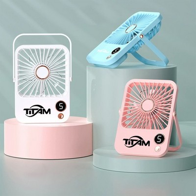 Rechargeable Desktop And Handheld Fan