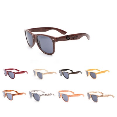 Wood Grain Sunglasses