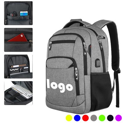 Business Travel Anti Theft Laptop Backpack