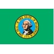 3'x5' Washington State Nylon Outdoor Flag - Style C