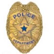 Police Department Badge Stock Temporary Tattoo