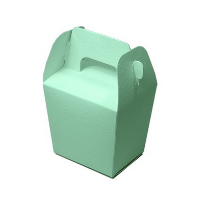 Embossed Tote Box w/Gable Handle